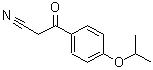 结构式 CAS# 884504-22-7, 3-(4-异丙氧基苯基)-3-氧代丙腈