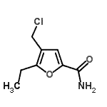 CAS#: 884588-32-3， 4-(Chloromethyl)-5-ethyl-2-furamide