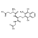 CAS#: 88467-65-6， L-alpha-Glutamyl-S-(1,4-dihydroxy-3-methyl-2-naphthyl)-L-cysteinylglycine