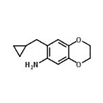 CAS#: 885123-50-2， 7-(Cyclopropylmethyl)-2,3-dihydro-1,4-benzodioxin-6-amine