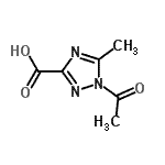 CAS#: 88513-02-4， 1-Acetyl-5-methyl-1H-1,2,4-triazole-3-carboxylic acid