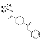 CAS#: 885269-79-4， 2-Methyl-2-propanyl 4-(4-pyridinylacetyl)-1-piperidinecarboxylate