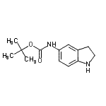 CAS#: 885270-06-4， tert-butyl N-indolin-5-ylcarbamate