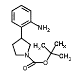 CAS#: 885270-26-8， 2-Methyl-2-propanyl 3-(2-aminophenyl)-1-pyrrolidinecarboxylate