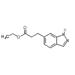 CAS#: 885271-20-5， Ethyl 3-(1H-indazol-6-yl)propanoate