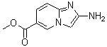 structure of CAS# 885272-05-9, Methyl 2-aminoimidazo[1,2-a]pyridine-6-carboxylate;1H-Benzimidazole-5-carboxylicacid,2-amino-,methylester(9CI);2-Aminoimidazo[1,2-a]pyridine-6-carboxylate de méthyle;Imidazo[1<wbr>,2-a]pyri<wbr>dine-6-ca<wbr>rboxylic <wbr>acid, 2-a<wbr>mino-, me<wbr>thyl ester