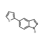 CAS#: 885272-39-9， 5-(2-Thienyl)-1H-indazole