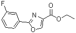 CAS#: 885272-98-0， Ethyl 2-(3-fluorophenyl)-1,3-oxazole-4-carboxylate