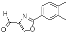 CAS#: 885273-32-5， 2-(3,4-Dimethylphenyl)-1,3-oxazole-4-carbaldehyde