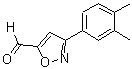 CAS#: 885273-72-3， 3-(3,4-Dimethylphenyl)-5-Isoxazolecarboxaldehyde