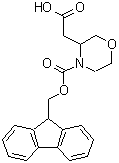 CAS#: 885273-95-0， 2-[4-(9H-fluoren-9-ylmethoxycarbonyl)morpholin-3-yl]acetic acid