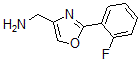CAS#: 885274-39-5， 2-(2-Fluorophenyl)-4-Oxazolemethanamine