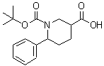 CAS#: 885275-13-8， 1-{[(2-Methyl-2-propanyl)oxy]carbonyl}-6-phenyl-3-piperidinecarboxylic acid