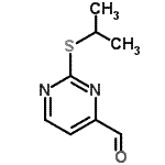 CAS#: 885275-17-2， 2-(Isopropylsulfanyl)-4-pyrimidinecarbaldehyde