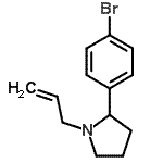 CAS#: 885275-21-8， 1-allyl-2-(4-bromophenyl)pyrrolidine