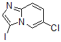 structure of CAS# 885275-59-2, 6-Chloro-3-Iodo-Imidazo[1,2-a]Pyridine;Imidazo[1,2-A]Pyridine, 6-Chloro-3-Iodo-;6-CHLORO-3-IODO-IMIDAZO[1,2-A]PYRIDINE