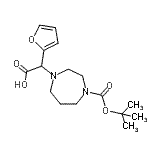 CAS#: 885275-82-1， 2-Furyl(4-{[(2-methyl-2-propanyl)oxy]carbonyl}-1,4-diazepan-1-yl)acetic acid