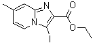 CAS#: 885276-74-4， Ethyl 3-iodo-7-methylimidazo[1,2-a]pyridine-2-carboxylate
