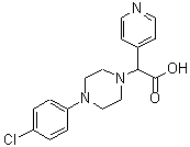 CAS#: 885276-90-4， [4-(4-Chlorophenyl)-1-piperazinyl](4-pyridinyl)acetic acid