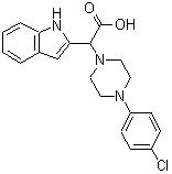 CAS#: 885277-02-1， [4-(4-Chlorophenyl)-1-piperazinyl](1H-indol-2-yl)acetic acid