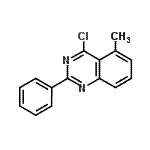 CAS#: 885277-13-4， 4-Chloro-5-methyl-2-phenylquinazoline