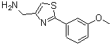 CAS#: 885280-24-0， [2-(3-methoxyphenyl)thiazol-4-yl]methanamine