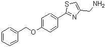 CAS#: 885280-65-9， 1-{2-[4-(Benzyloxy)phenyl]-1,3-thiazol-4-yl}methanamine