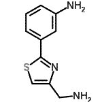 CAS#: 885280-76-2， 3-[4-(Aminomethyl)-1,3-thiazol-2-yl]aniline