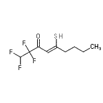 CAS#: 88552-00-5， (4Z)-1,1,2,2-Tetrafluoro-5-sulfanyl-4-nonen-3-one