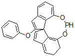 结构式 CAS# 885701-71-3, (11aS)-10,11,12,13-四氢-5-苯氧基-二茚并[7,1-de:1',7'-fg][1,3,2]二氧杂磷杂环辛烯