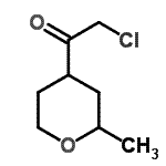 CAS#: 88572-23-0， 2-Chloro-1-(2-methyltetrahydro-2H-pyran-4-yl)ethanone