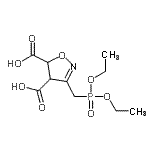CAS#: 885961-53-5， 3-[(Diethoxyphosphoryl)methyl]-4,5-dihydro-1,2-oxazole-4,5-dicarboxylic acid