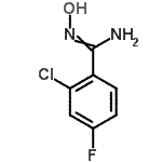 CAS#: 885963-71-3， 2-Chloro-4-fluoro-N'-hydroxybenzenecarboximidamide