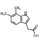 CAS#: 88611-92-1， (6,7-Dimethyl-1H-indol-3-yl)acetic acid