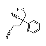 CAS#: 88613-80-3， 2-Ethyl-2-(2-pyridinyl)pentanedinitrile