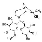 CAS#: 88623-94-3， Methyl 6-O-alpha-L-arabinopyranosyl-6-C-(6,6-dimethylbicyclo[3.1.1]hept-2-ylidene)-beta-L-idopyranoside