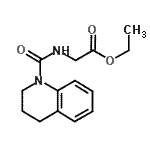 CAS#: 88630-40-4， Ethyl N-(3,4-dihydro-1(2H)-quinolinylcarbonyl)glycinate