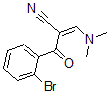 structure of CAS# 886361-83-7, 2-Bromo-alpha-[(Dimethylamino)Methylene]-beta-Oxo-Benzenepropanenitrile;3-(Dimethylamino)-2-(2-Bromobenzoyl)Acrylonitrile