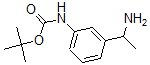 结构式 CAS# 886362-19-2, N-[3-(1-氨基乙基)苯基]-氨基甲酸叔丁酯