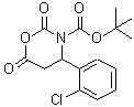 CAS#: 886362-57-8， 2-Methyl-2-propanyl 4-(2-chlorophenyl)-2,6-dioxo-1,3-oxazinane-3-carboxylate