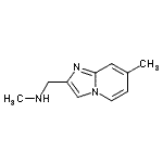 CAS#: 886363-05-9， N-Methyl-1-(7-methylimidazo[1,2-a]pyridin-2-yl)methanamine