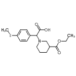 CAS#: 886363-60-6， [3-(Ethoxycarbonyl)-1-piperidinyl][4-(methylsulfanyl)phenyl]acetic acid