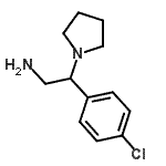 CAS#: 886364-00-7， 2-(4-Chlorophenyl)-2-(1-pyrrolidinyl)ethanamine