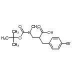 CAS#: 886364-70-1， 2-(4-Bromobenzyl)-3-(methyl{[(2-methyl-2-propanyl)oxy]carbonyl}amino)propanoic acid
