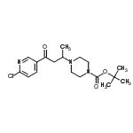 CAS#: 886365-70-4， 2-Methyl-2-propanyl 4-[4-(6-chloro-3-pyridinyl)-4-oxo-2-butanyl]-1-piperazinecarboxylate