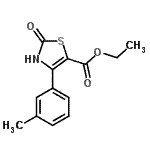CAS#: 886497-34-3， Ethyl 4-(3-methylphenyl)-2-oxo-2,3-dihydro-1,3-thiazole-5-carboxylate