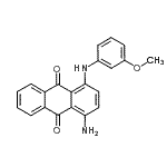 CAS#: 88653-15-0， 1-Amino-4-[(3-methoxyphenyl)amino]-9,10-anthraquinone