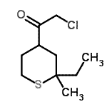 CAS#: 88653-81-0， 2-Chloro-1-(2-ethyl-2-methyltetrahydro-2H-thiopyran-4-yl)ethanone