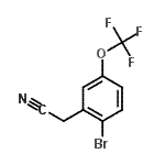 CAS#: 886763-17-3， [2-Bromo-5-(trifluoromethoxy)phenyl]acetonitrile