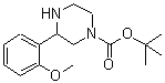 CAS#: 886768-01-0， 2-Methyl-2-propanyl 3-(2-methoxyphenyl)-1-piperazinecarboxylate